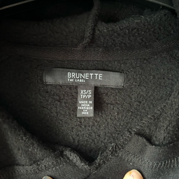 Brunette the label BTL blonde embroidered hoody - Picture 3 of 7